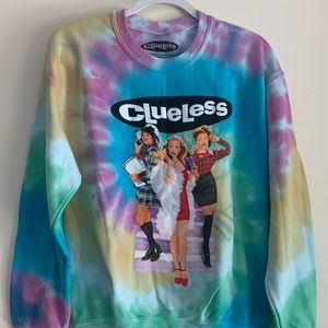 Clueless tie dye sweatshirt
